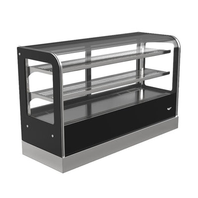 Vollrath HDCCB-60 60" Curved Glass Countertop Heated Display Case