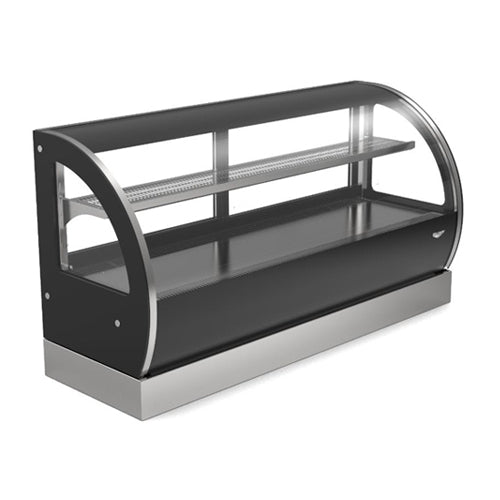 Vollrath RDCCV-60 60″ Curved Glass Countertop Display Refrigerator