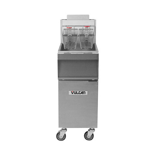 Vulcan 1GR85M 85 Lb High Efficiency Floor Tube Fired Natural Gas Fryer