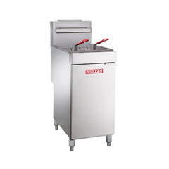 Vulcan LG300 40 Lb Floor Tube Fired Natural Gas Fryer