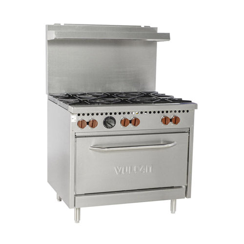 Vulcan SX36-6B 36″ Natural Gas Range With 6 Open Burner