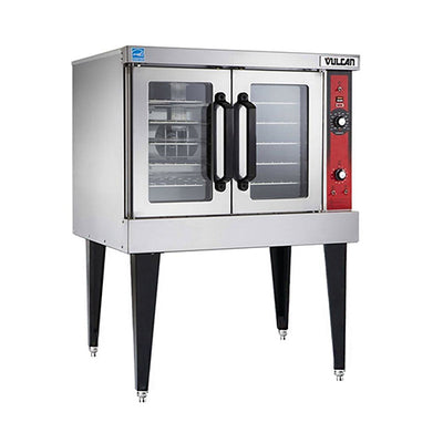 Vulcan VC4ED Single Standard Depth Full Size Electric Convection Oven - 3Ph, 240V