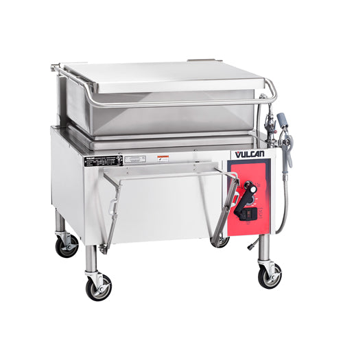 Vulcan VE30 30 Gallon Manual Electric Tilt Skillet - 1Ph, 240V