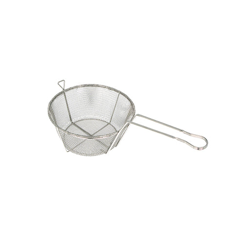 Winco FBRS-9 9 5/8" x 5 5/16" Round Mesh Fry Basket