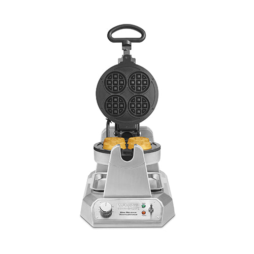 Waring-WMB400X-Mini-Belgian-Waffle-Maker-Open