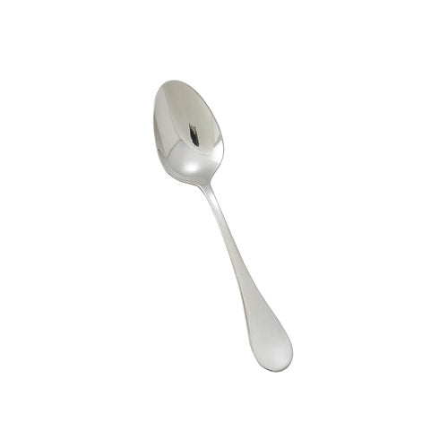Winco 0037-03 Venice Flatware 18/8 Stainless Steel Dinner Spoon - 12 / Pack