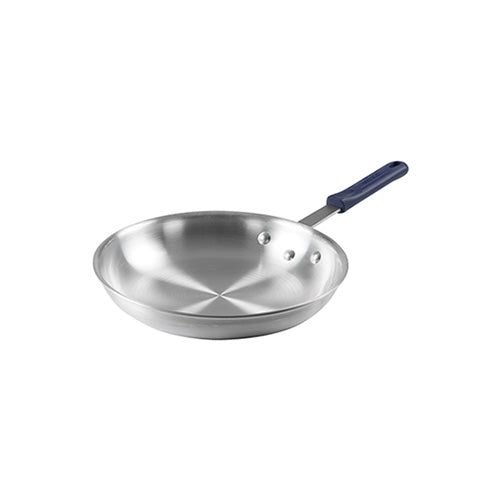 Winco AFP-10A-H 10" Gladiator Natural Finish Aluminum Fry Pan With Sleeve