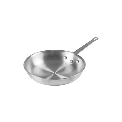 Winco AFP-7A 7" Gladiator Natural Finish Aluminum Fry Pan