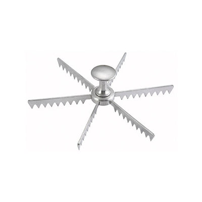 Winco APM-06 6 Cut Aluminum Cake Marker