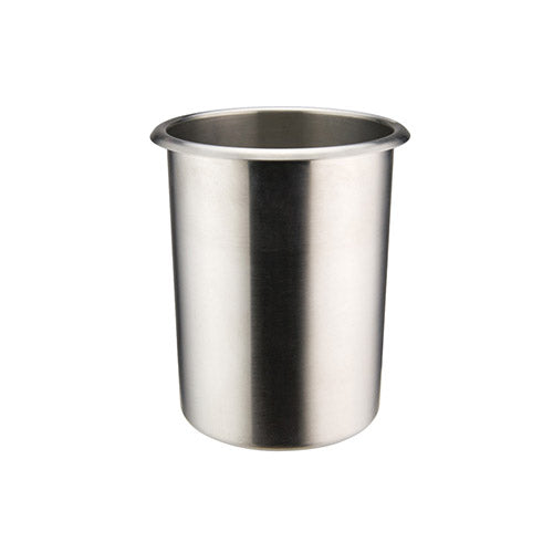 Winco BAMN-12 12 Qt Satin Finish Stainless Steel Bain Marie Pot