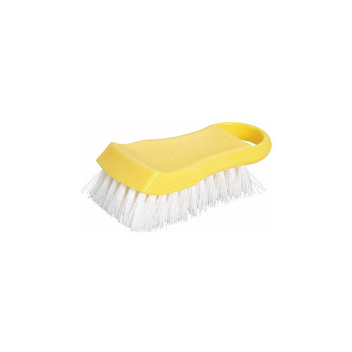Winco CBR-YL 6 1/2" Yellow Cutting Board Brush
