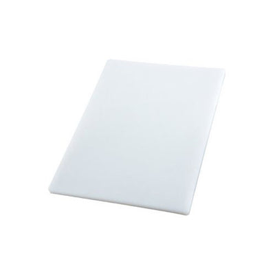Winco CBWT-1218 12″ x 18″ x 1/2″ White Cutting Board