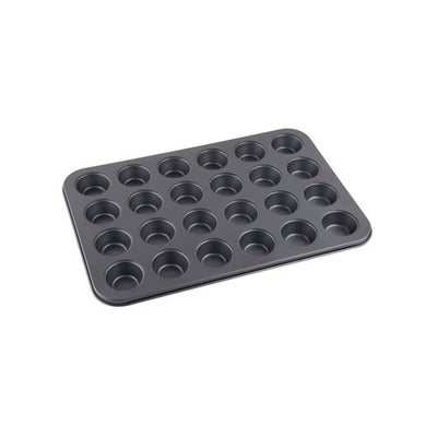 Winco CMF-12M 12 Cup Tin Plate Carbon Steel Non-Stick Mini-Muffin Pan