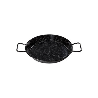 Winco CSPP-23E 23 5/8" Polished Carbon Steel Paella Pan