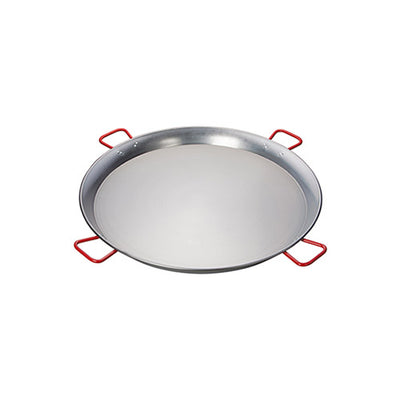 Winco CSPP-35 35 1/2" Polished Carbon Steel Paella Pan