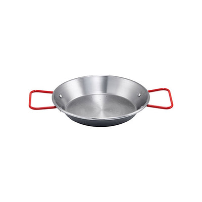 Winco CSPP-7 7 7/8" Polished Carbon Steel Paella Pan