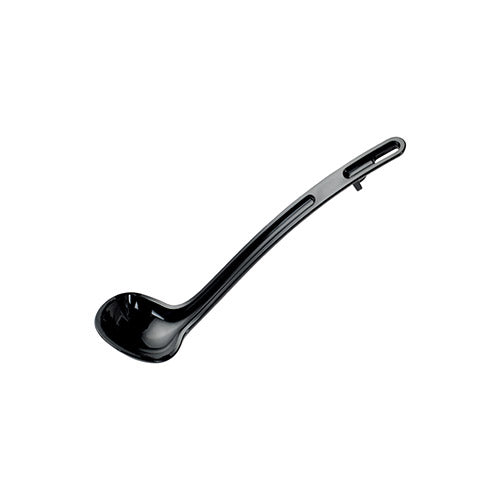 Winco CVLD-8K 3/4 Oz Black Polycarbonate Serving Ladle
