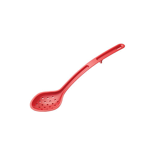 Winco CVPS-15R 15" Red Polycarbonate Perforated Serving Spoon