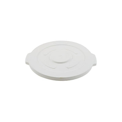 Winco FCW-10L Lid Fits On 10 Gallon White Polypropylene Container