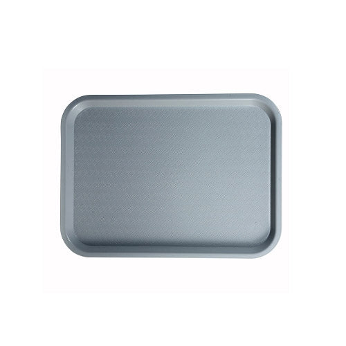 Winco FFT-1216E 12" x 16" Grey Standard Dining Food Tray