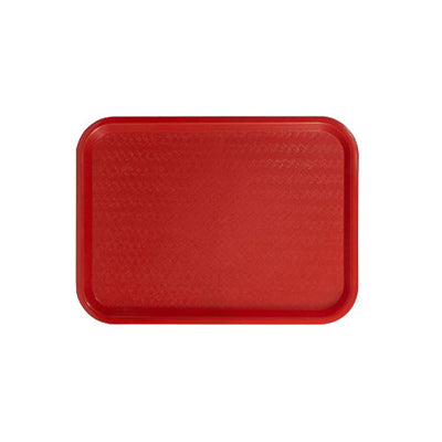 Winco FFT-1216R 12" x 16" Red Standard Dining Food Tray