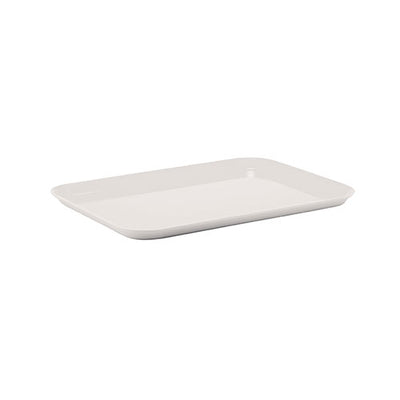 Winco FGT-1520W 15" x 20" White Rectangular Fiberglass Dining Tray