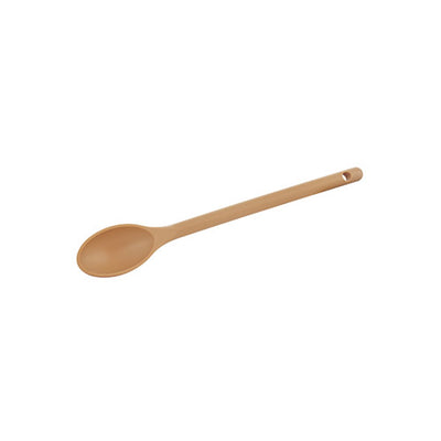 Winco NS-12T 12" Tan Nylon Heat Resistant Spoon
