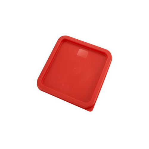 Winco PECC-68 Red Polyethylene Covers Fit 6 QT & 8 Qt Container