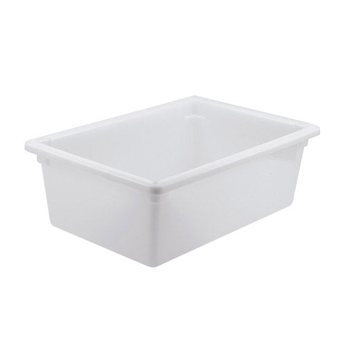 Winco PFFW-9 Full Size White Food Storage Box - 9" Deep