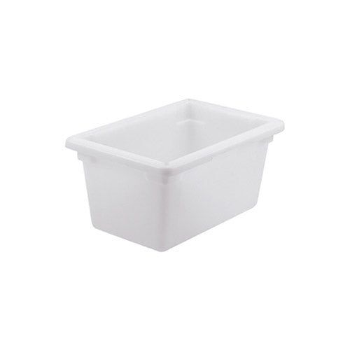 Winco PFHW-9 Half Size White Food Storage Box - 9" Deep