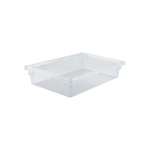 Winco PFSF-6 Full Size Clear Food Storage Box - 6" Deep