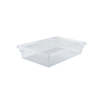 Winco PFSF-6 Full Size Clear Food Storage Box - 6" Deep