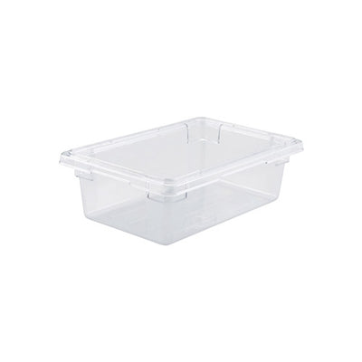 Winco PFSH-6 Half Size Clear Food Storage Box - 6" Deep