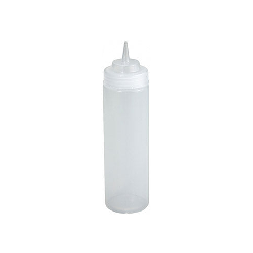 Winco PSW-12 12 Oz Wide Mouth Squeeze Bottle – 6 / Pack