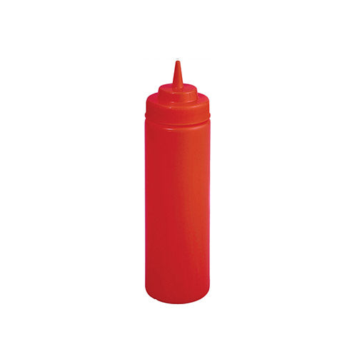 Winco PSW-12 12 Oz Wide Mouth Squeeze Bottle – 6 / Pack