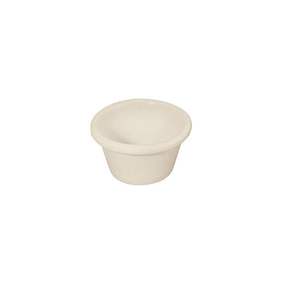 Winco RP-6B 6 Oz Plain Bone Melamine Ramekin