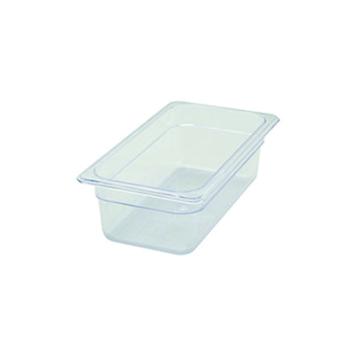 Winco SP7304 1/3 Size Polycarbonate Food Pan - 4'' Deep