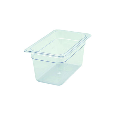 Winco SP7406 1/4 Size Polycarbonate Food Pan - 6'' Deep