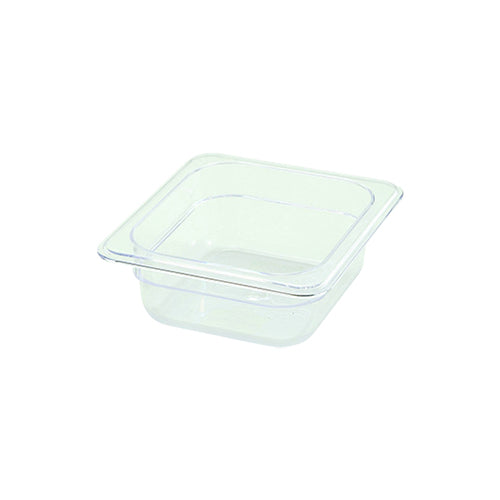 Winco SP7602 1/6 Size Polycarbonate Food Pan - 2 1/2'' Deep