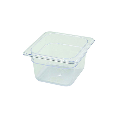 Winco SP7604 1/6 Size Polycarbonate Food Pan - 4'' Deep