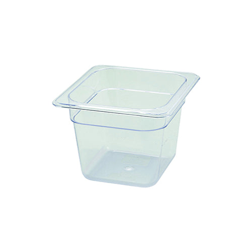 Winco SP7606 1/6 Size Polycarbonate Food Pan - 6'' Deep
