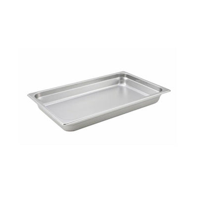 Winco SPJH-102 Full Size Heavy Weight Steam Table / Hotel Pan - 2" Deep