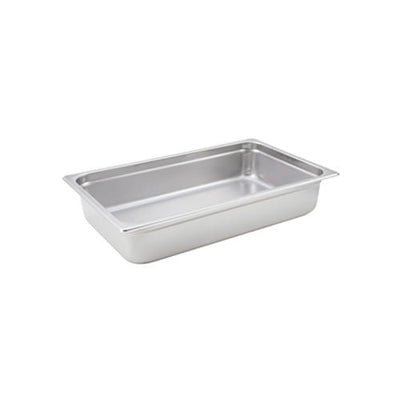 Winco SPJH-104 Full Size Heavy Weight Steam Table / Hotel Pan - 4" Deep