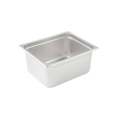 Winco SPJH-206 1/2 Size Heavy Weight Steam Table / Hotel Pan - 6" Deep