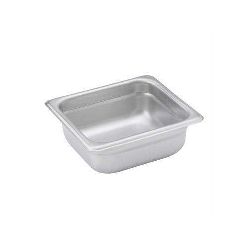 Winco SPJH-602 1/6 Size Heavy Weight Steam Table / Hotel Pan - 2 1/2" Deep