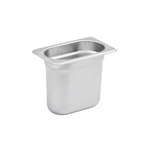 Winco SPJH-906GN 1/9 Size Heavy Weight Steam Table / Hotel Pan - 6" Deep
