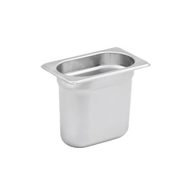 Winco SPJH-906GN 1/9 Size Heavy Weight Steam Table / Hotel Pan - 6" Deep