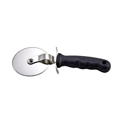 Winco VP-316 4" Pizza Cutter with Large Soft Grip Handle