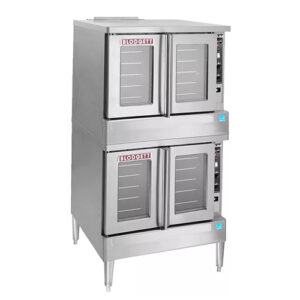 Blodgett SHO-100-E-DBL Double Standard Depth Full Size Electric Convection Oven - 3Ph, 208V