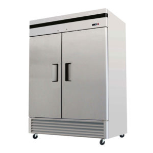 EFI C2-54VC 2 Door Solid Reach in Refrigerator
